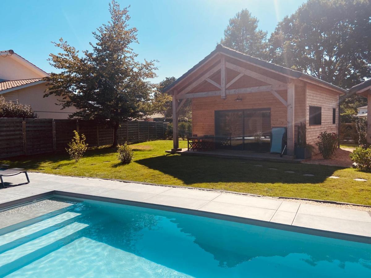 Chalet Montana - Au Cottage Du Medoc - Proche De Bordeaux Saint-Aubin-de-Médoc Exteriér fotografie