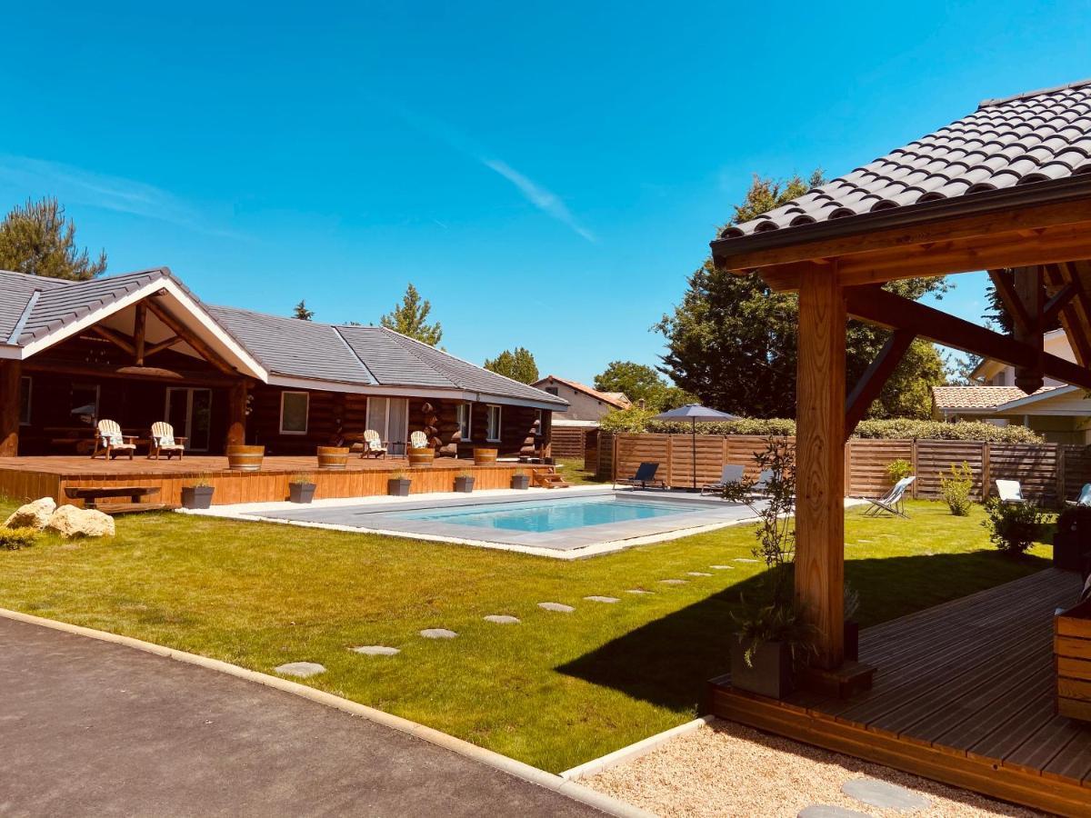 Chalet Montana - Au Cottage Du Medoc - Proche De Bordeaux Saint-Aubin-de-Médoc Exteriér fotografie